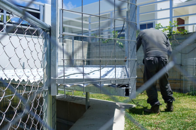 ヤギ小屋の改装