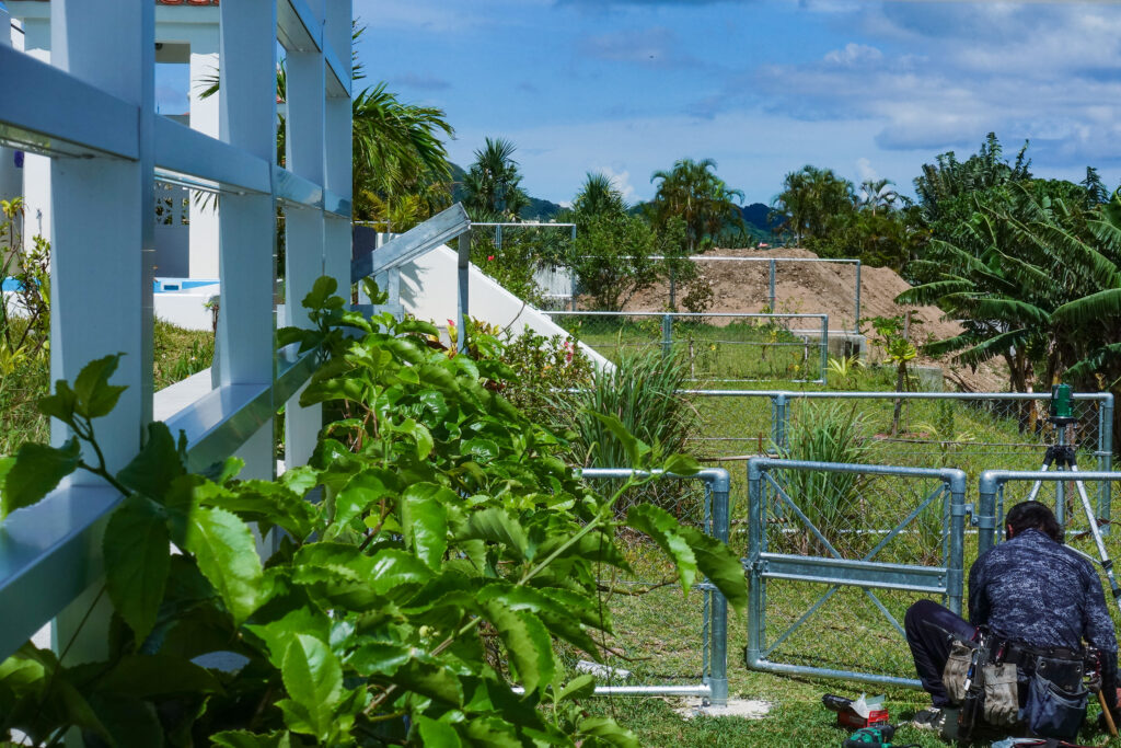 ヤギ小屋改装