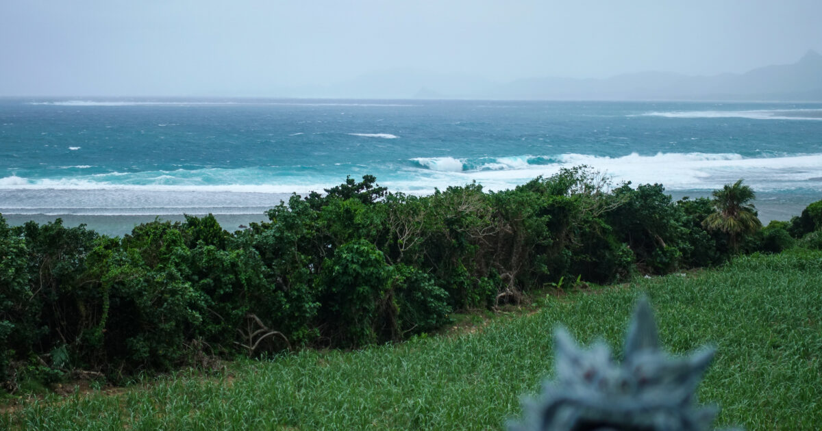 荒れる北の海