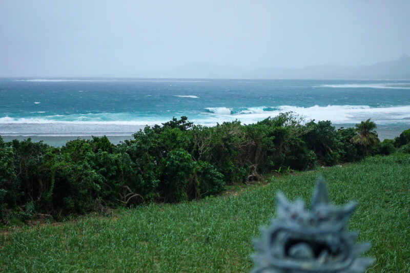 荒れる北の海