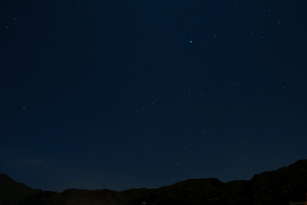 石垣島北部の星空